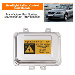 Headlight Ballast Control Unit Module 5DV00900000 For BMW 5 Series E60 E61 2006-2010