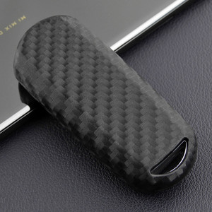 2013-2019 Mazda CX-3 5 9 Leather Silicone Car Key Case Cover With Buckle Generic