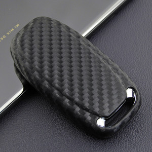 Leather Silicone Car Key Case Cover With Buckle For Audi