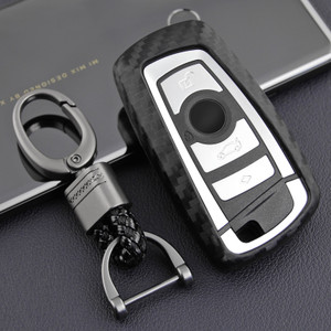 2012-2018 BMW M2 M3 M4 M5 M6 Leather Silicone Car Key Case Cover With Buckle Generic