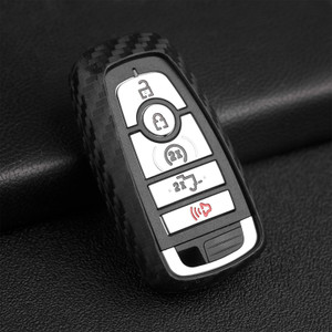 2017 Ford Leather Silicone Car Key Case Cover With Buckle Generic