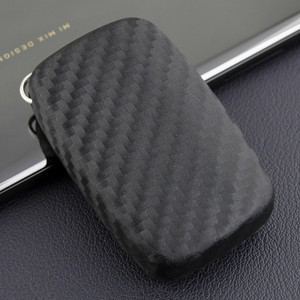 2014-2018 Jaguar F-PACE F-TYPE Leather Silicone Car Key Case Cover With Buckle Generic
