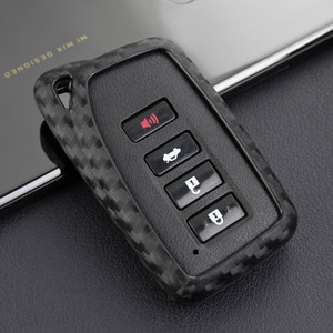 2013-2019 Lexus Leather Silicone Car Key Case Cover With Buckle Generic