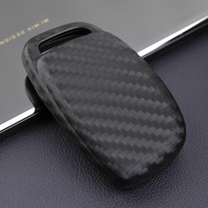 2015-2019 Hyundai Sonata Tucson Elantra Leather Silicone Car Key Case Cover With Buckle Generic