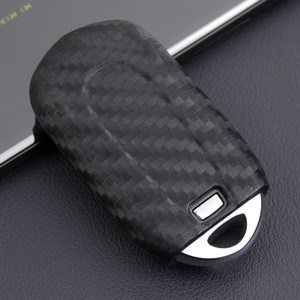 2017-2019 Buick Enclave LaCrosse Regal Leather Silicone Car Key Case Cover With Buckle Generic