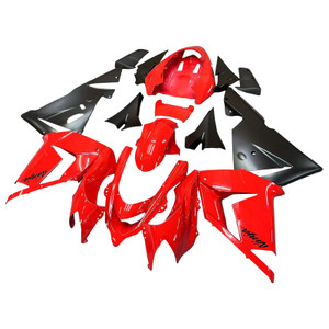 Fairings Kawasaki ZX10R Red and Black Ninja Racing (2004-2005)