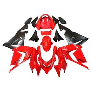 Fairings Kawasaki ZX10R Red and Black Ninja Racing (2004-2005)