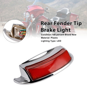 Rear Fender Tip Brake Light Fit For Touring Electra Glide 2009-2024