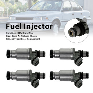 1988-1993 Toyota Corolla Celica 4Pcs Fuel Injector 195500-5340 Generic