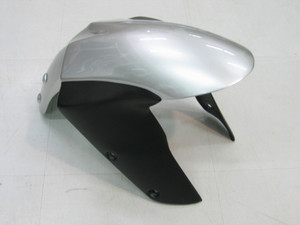 2004-2005 Kawasaki ZX 10R Amotopart Fairings Silver Black Ninja Racing Customs Fairing