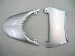 2004-2005 Kawasaki ZX 10R Amotopart Fairings Silver Black Ninja Racing Customs Fairing
