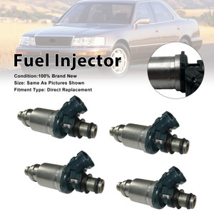 1992-1997 Lexus LS400 SC400 4Pcs Fuel Injector 23250-50010 Generic