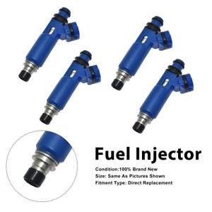 1998-2005 Mazda MX-5 II 4Pcs Fuel Injector 195500-3030 Generic