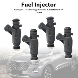 4Pcs Fuel Injector For Chery Tiggo For BYD 2.4L 0280156424 0 280 156 424
