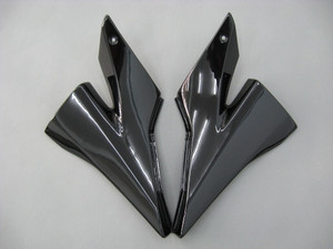 Fairings Kawasaki ZX 10R Black & Silver Flame Ninja Racing (2004-2005)