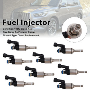 8Pcs Fuel Injector For Nissan Titan XD NV2500 NV3500 Armada 16-21 16600-EZ30B