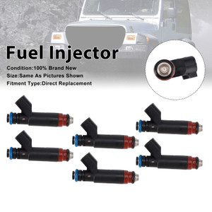 2005-2006 Jeep TJ Wrangler 6Pcs Fuel Injector 53013690AA Generic