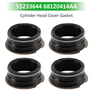 4Pcs Cylinder Head Cover Gasket 55233644 68120414AA for Fiat 500X PUNTO EVO
