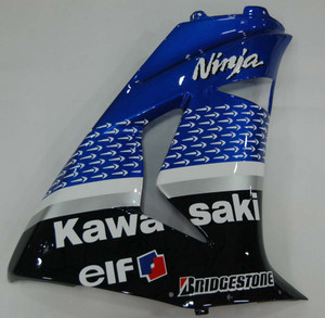 Fairings Kawasaki ZX 10R Blue Black No.56 Nakano Racing (2006-2007)