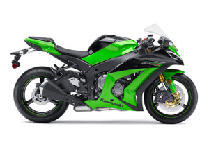 Fairings Plastics Kawasaki ZX10R Ninja Green ZX10R Racing (2011-2016)