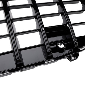 Black Front Bumper Grille Grill Fit Mercedes CLA-Class W118 C118 2024-2025