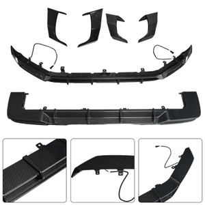 Dry Carbon Fiber Front Rear Bumper Lip + Side Air Vent Fit Benz G W465 2025+