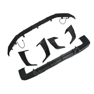 Dry Carbon Fiber Front Rear Bumper Lip + Side Air Vent Fit Benz G W465 2025+