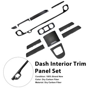 Dry Carbon Dash Interior Trim Panel Set Fit Mercedes W465 G550 G580 G63 2025+