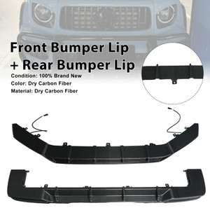 Dry Carbon Fiber Front Rear Bumper Diffuser Lip Fit Benz G-Class W465 2025+