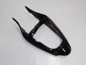 Fairings Plastics Kawasaki ZX6R 636 Black Silver Ninja Racing (2000-2002)