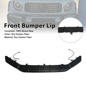 Dry Carbon Fiber Front Bumper Diffuser Lip Fit Mercedes Benz G-Class W465 2025+