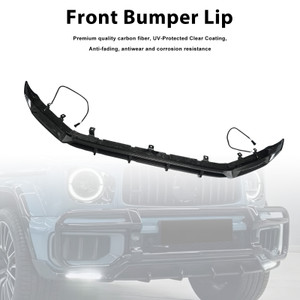 Dry Carbon Fiber Front Bumper Diffuser Lip Fit Mercedes Benz G-Class W465 2025+