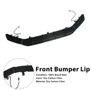 Dry Carbon Fiber Front Bumper Diffuser Lip Fit Mercedes Benz G-Class W465 2025+