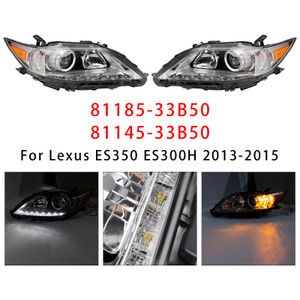 Left+Right Hid Xenon Headlight 81185-33B50 For Lexus Es350 Es300H 2013-2015
