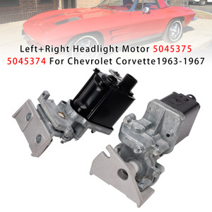 Left+Right Headlight Motor 5045375 5045374 For Chevrolet Corvette 1963-1967