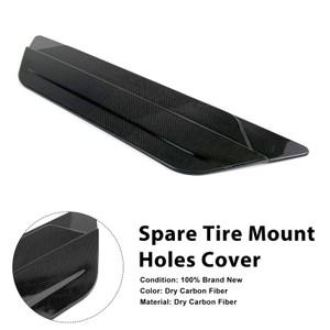 Carbon Fiber Spare Tire Mount Holes Cover Fit Mercedes Benz W464 W465 2019-26
