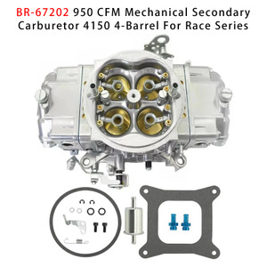 BR-67202 950 CFM Mechanical Secondary Carburetor 4150 4-Barrel For Race Series