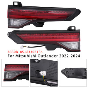 Left+Right Inner Rear Brake Tail Light For Mitsubishi Outlander 2022-2024