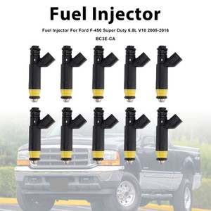 10Pcs Fuel Injector For Ford F-450 Super Duty 6.8L V10 2005-2016 BC3E-CA