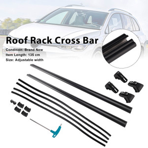 135CM Universal Aluminium Car Roof Rack Luggage Carrier Cross Bar Rail Lockable