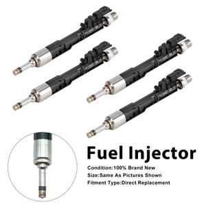4Pcs Fuel Injector For BMW F10/F11 13-17 F06/F12/F13 2012-2018 0261500186