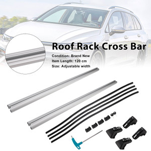 Universal Aluminium Car Roof Rack Luggage Carrier Cross Bar Rail Lockable 120CM