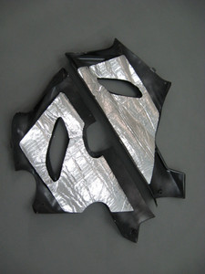 Fairings Kawasaki ZX6R 636 Blue Black Ninja  Racing  (2005-2006)