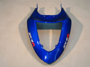 Fairings Kawasaki ZX6R 636 Blue Black Ninja  Racing  (2005-2006)