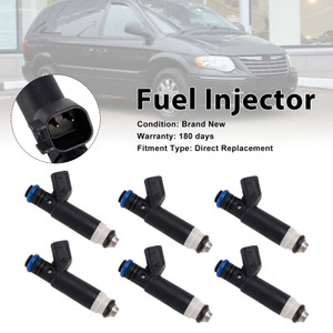 6Pcs Fuel Injector For Dodge Grand Caravan 3.8L V6 2003-2004 04861238AB