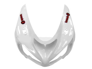 Fairings Kawasaki ZX6R 636 White Black elf ZX6R Racing  (2005-2006)