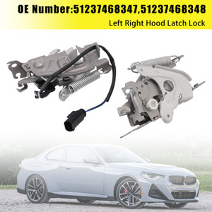 2x Front Hood Latch Lock For BMW F44 G20 G26 G80 F30 F31 F32 G22 G23 F36 G82