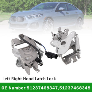 2x Front Hood Latch Lock For BMW F44 G20 G26 G80 F30 F31 F32 G22 G23 F36 G82