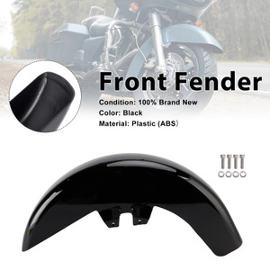 ABS Front Fender For Touring Electra Glide Road King 1989-2013 Black