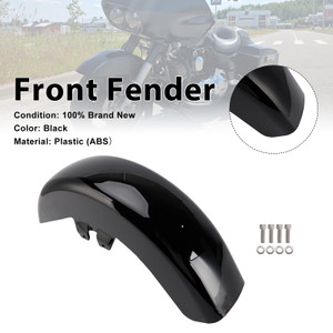 ABS Front Fender For Touring Electra Glide Road King 1989-2013 Black